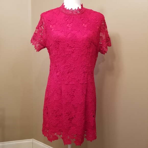 AX Paris Dresses & Skirts - PLUS Red Lace Dress